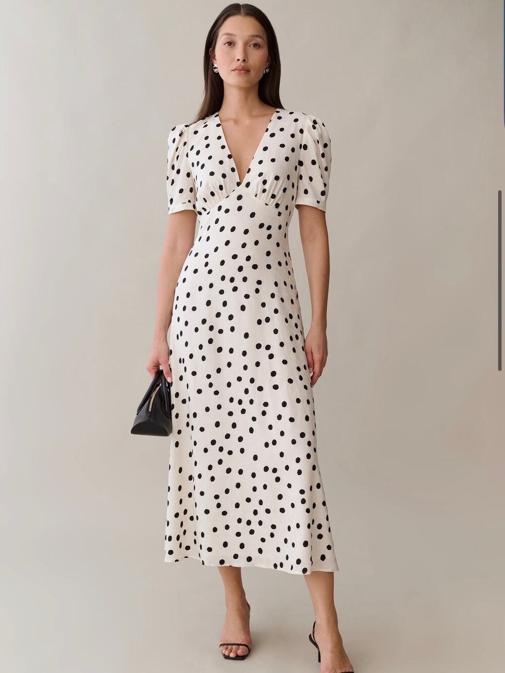 O.P.T Alyssa dress polka dot $172 size 0